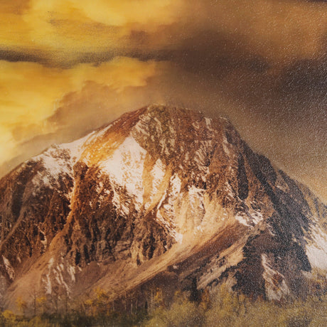 Peak Pursuit by Bobbie Goodrich a Hand Embellished Framed Photo Art Print Matted under Glass by Mercana at Eve Furniture