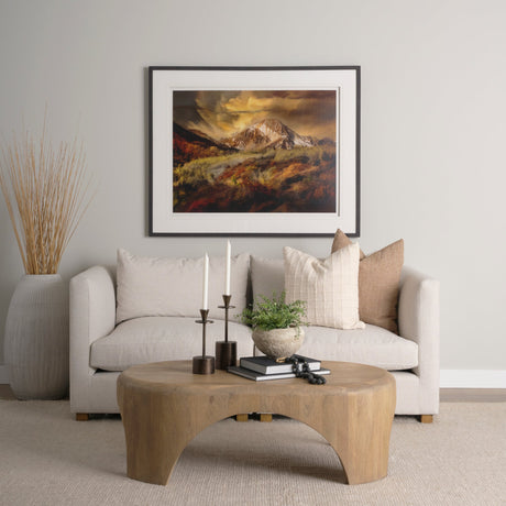 Peak Pursuit by Bobbie Goodrich a Hand Embellished Framed Photo Art Print Matted under Glass by Mercana at Eve Furniture