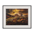 Peak Pursuit by Bobbie Goodrich a Hand Embellished Framed Photo Art Print Matted under Glass by Mercana at Eve Furniture