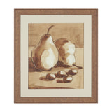 Pear Study I by Mercana Studio Hand Embelished Textured Framed Artwork Matted under Glass by Mercana at Eve Furniture