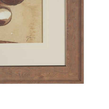 Pear Study II by Mercana Studio Hand Embelished Textured Framed Artwork Matted under Glass by Mercana at Eve Furniture