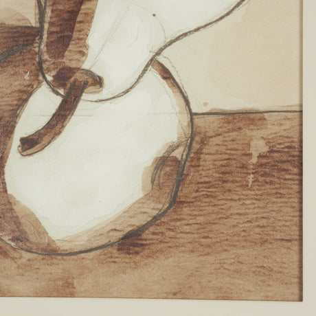Pear Study II by Mercana Studio Hand Embelished Textured Framed Artwork Matted under Glass by Mercana at Eve Furniture