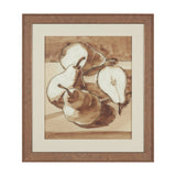 Pear Study II by Mercana Studio Hand Embelished Textured Framed Artwork Matted under Glass by Mercana at Eve Furniture