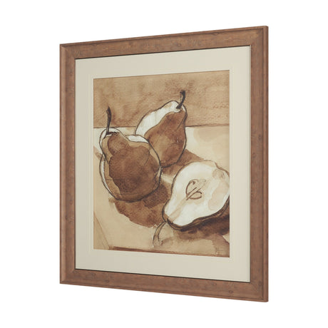Pear Study III by Mercana Studio Hand Embelished Textured Framed Artwork Matted under Glass by Mercana at Eve Furniture