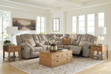 Pearce-Pike Birch 3-Piece Reclining Sectional with Console by Ashley at Eve Furniture