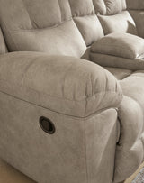 Pearce-Pike Birch 3-Piece Reclining Sectional with Console by Ashley at Eve Furniture