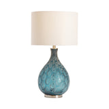 Pearson Blue/White Table Lamp by Crestview at Eve Furniture