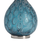 Pearson Blue/White Table Lamp by Crestview at Eve Furniture