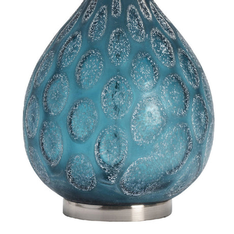 Pearson Blue/White Table Lamp by Crestview at Eve Furniture