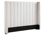 Pearson Cream Velvet King Bed by Steve Silver at Eve Furniture