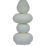 Pebble Cream Papier Mache Table Lamp by TOV Furniture at Eve Furniture