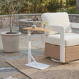 Pebble Side Table White by Zuomod at Eve Furniture