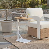 Pebble Side Table White by Zuomod at Eve Furniture