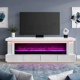 Pebble White Fire Place by New Era Innovations at Eve Furniture