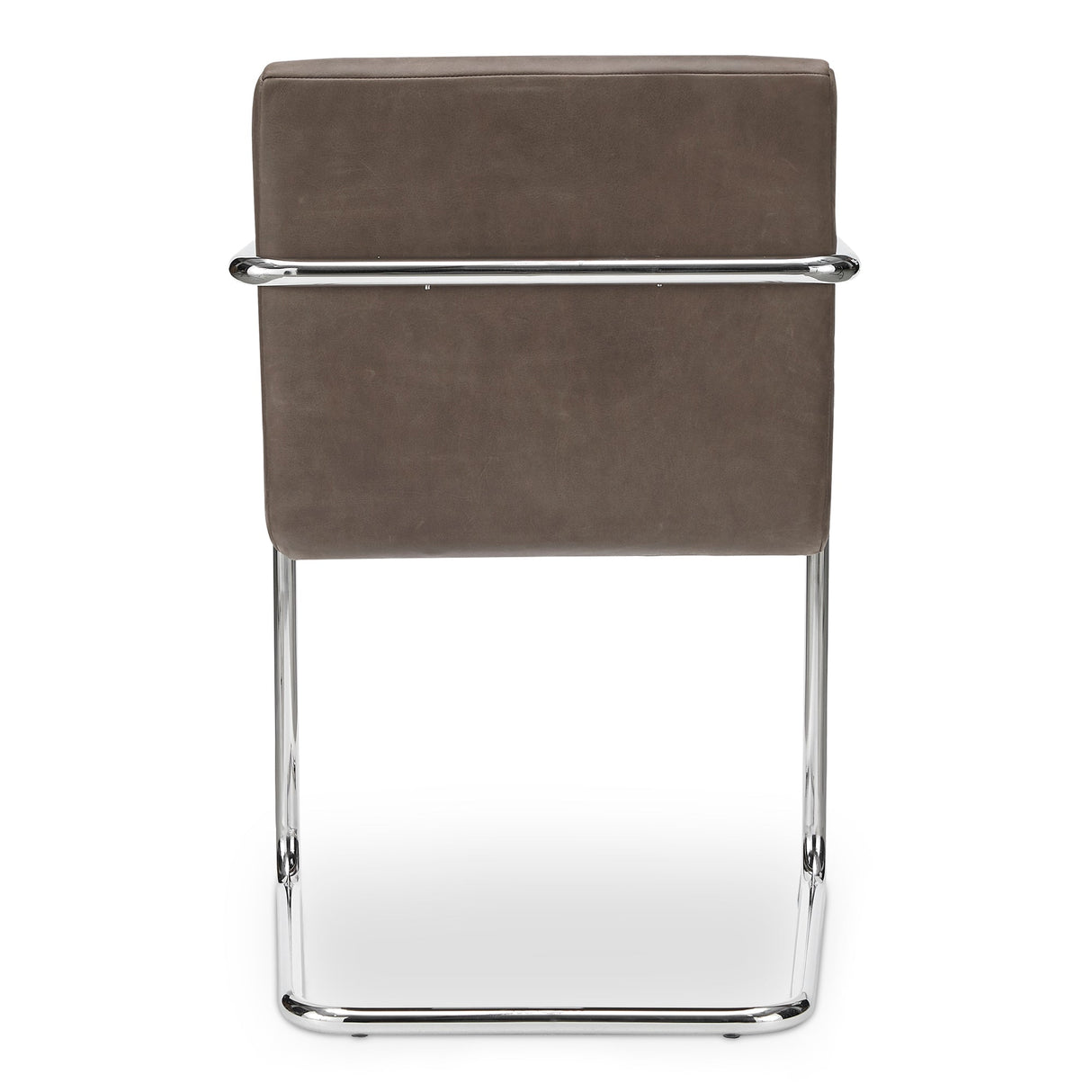 Pedro Dark Brown Leather Dining Chair (Set of 2) by Moe's Home at Eve Furniture