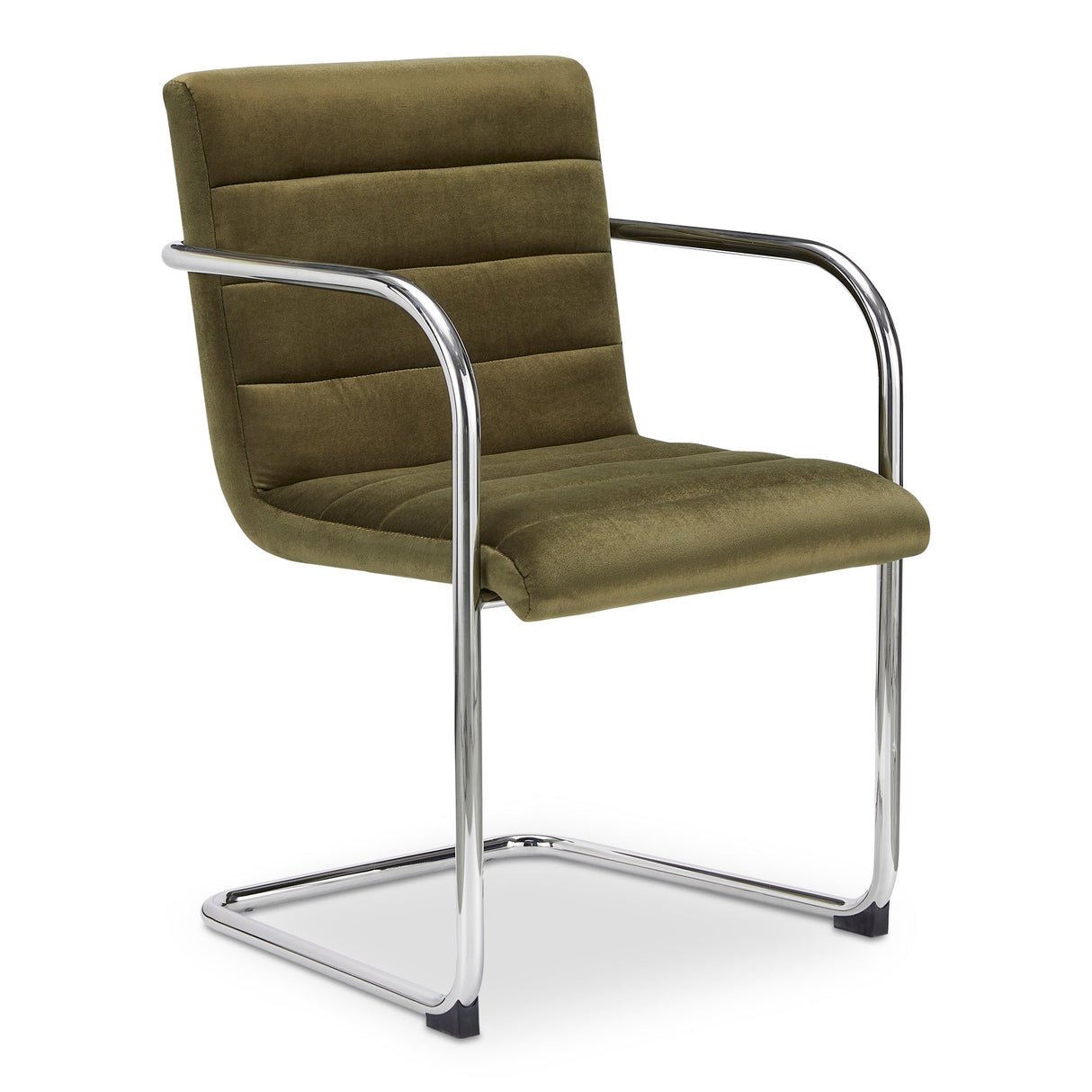 Pedro Green Mohair Dining Chair (Set of 2) by MOES at Eve Furniture