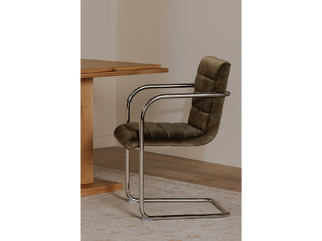 Pedro Green Mohair Dining Chair (Set of 2) by MOES at Eve Furniture