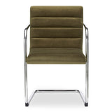Pedro Green Mohair Dining Chair (Set of 2) by Moe's Home at Eve Furniture