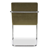 Pedro Green Mohair Dining Chair (Set of 2) by Moe's Home at Eve Furniture