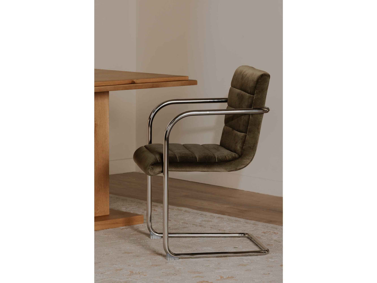 Pedro Green Mohair Dining Chair (Set of 2)