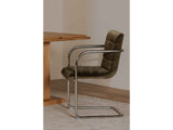 Pedro Green Mohair Dining Chair (Set of 2)