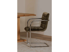 Pedro Green Mohair Dining Chair (Set of 2)