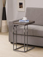 Pedro Weathered Gray/Black Expandable Top Accent Table by Coaster at Eve Furniture