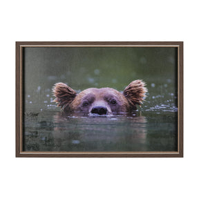 Peeking Out by Mercana Studio a Hand Embellished Textured Framed Photo Art Print by Mercana at Eve Furniture