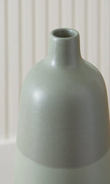 Peerland Sage Green Vase by ASHLEY FURNITURE at Eve Furniture