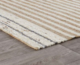 Pego Stripe Natural Multi Rug by Classic Home at Eve Furniture