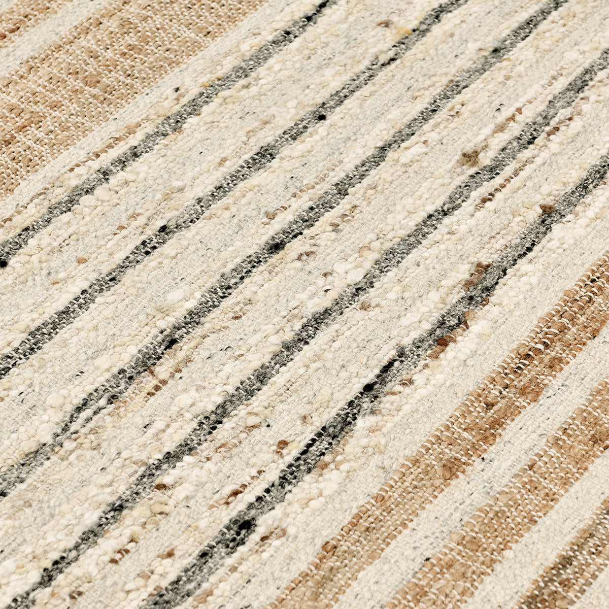 Pego Stripe Natural Multi Rug by Classic Home at Eve Furniture