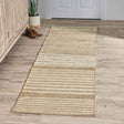 Pego Stripe Natural Multi Rug by Classic Home at Eve Furniture