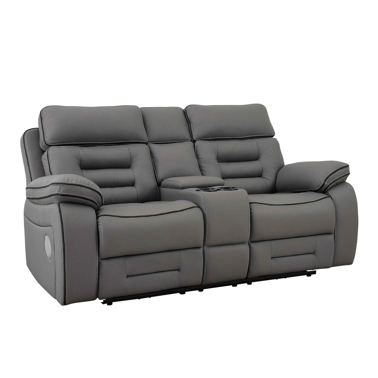 Pelin Gray Power Reclining Loveseat