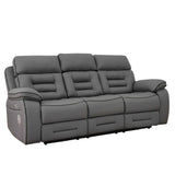 Pelin White Power Recliner