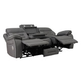 Pelin White Power Recliner