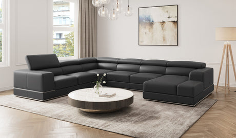Pella DK.Grey Right Arm Facing (RAF) Sectional by New Era Innovations at Eve Furniture