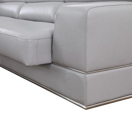Pella Light Grey Sectional by New Era Innovations at Eve Furniture