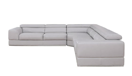 Pella Light Grey Sectional by New Era Innovations at Eve Furniture