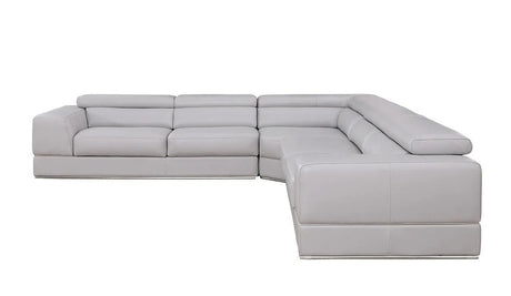 Pella Light Grey Sectional by New Era Innovations at Eve Furniture
