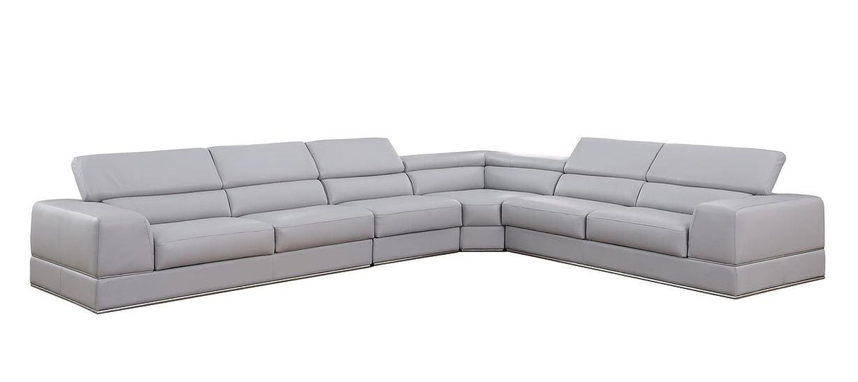 Pella Light Grey Sectional by New Era Innovations at Eve Furniture