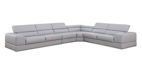 Pella Light Grey Sectional by New Era Innovations at Eve Furniture