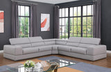Pella Light Grey Sectional by New Era Innovations at Eve Furniture