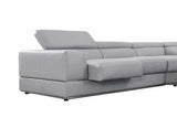 Pella LT. Grey Right Arm Facing (RAF) Power Reclining Sectional by New Era Innovations at Eve Furniture