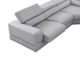 Pella LT. Grey Right Arm Facing (RAF) Power Reclining Sectional by New Era Innovations at Eve Furniture