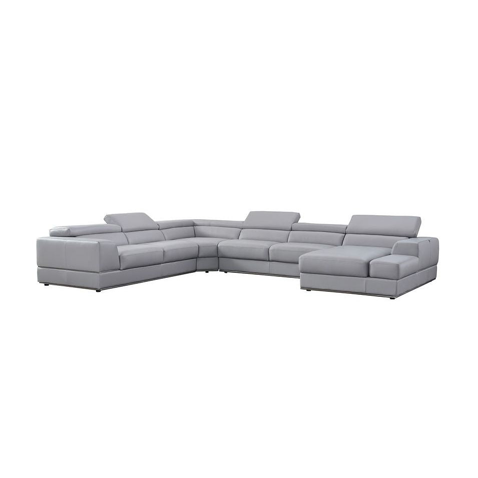 Pella LT. Grey Right Arm Facing (RAF) Sectional by New Era Innovations at Eve Furniture