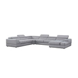Pella LT. Grey Right Arm Facing (RAF) Sectional by New Era Innovations at Eve Furniture