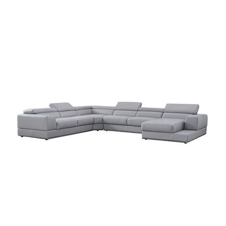 Pella LT. Grey Right Arm Facing (RAF) Sectional by New Era Innovations at Eve Furniture