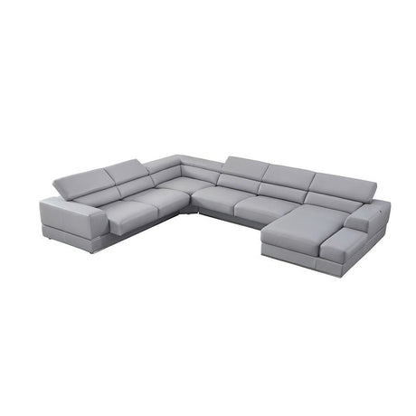 Pella LT. Grey Right Arm Facing (RAF) Sectional by New Era Innovations at Eve Furniture