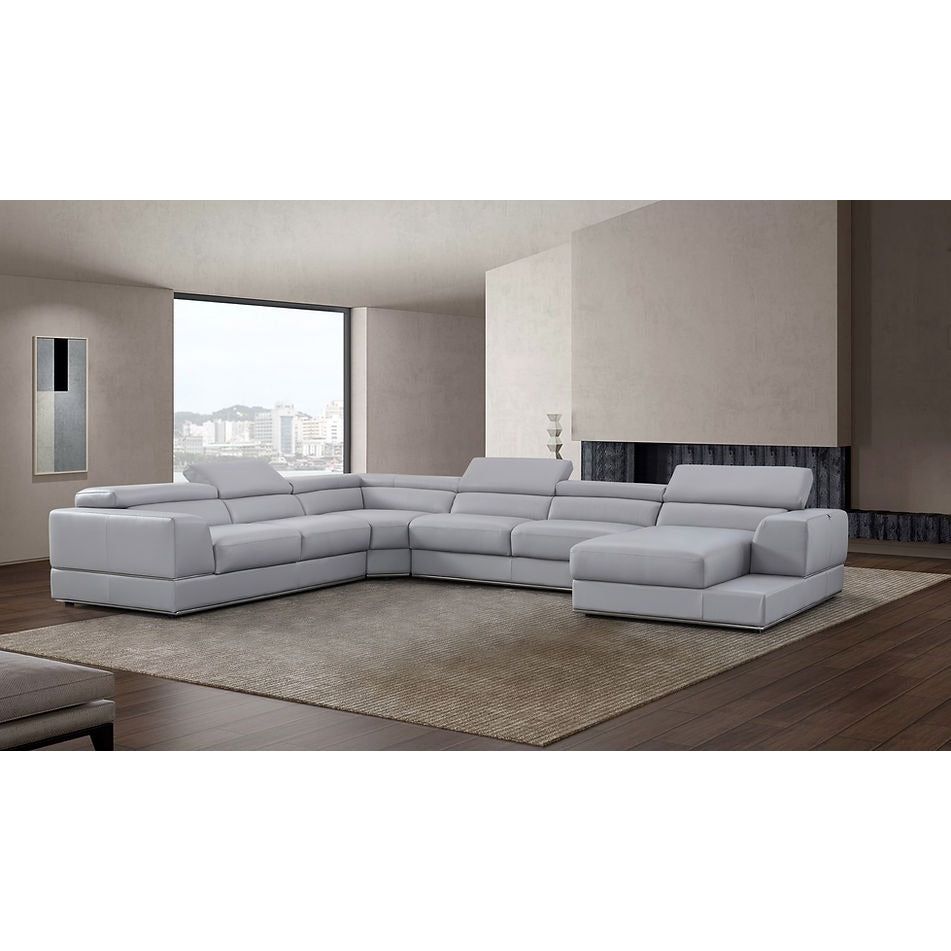 Pella LT. Grey Right Arm Facing (RAF) Sectional by New Era Innovations at Eve Furniture