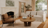 Pellicano Sofa Beige Stripe by Moe's Home at Eve Furniture